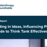 Factors Worth Mulling When Funding Think Tanks